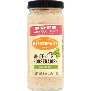 Manischewitz White Horseradish, 8 OZ