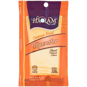 Haolam Muenster Yellow Sliced, 6 Oz