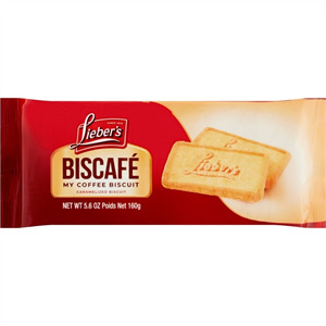 Lieber's Biscafe, Caramelized Biscuit, 5.6 oz