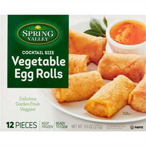 Spring Valley Vegetable Egg Rolls, 9.6 OZ