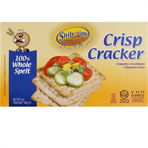 Shibolim Whole Spelt Crisp Cracker, 6 Oz
