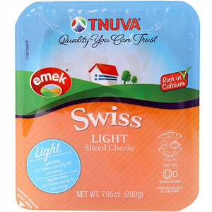 Tnuva Swiss Light Sliced, 7.05 Oz