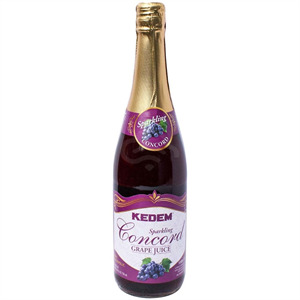 Kedem Grape Juice Sparkling Concord, 25.4 Oz