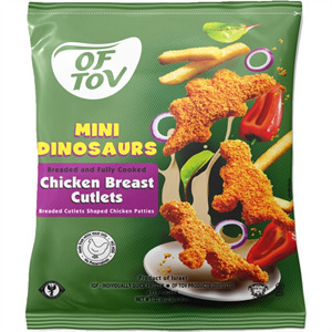 Of Tov Chicken Breast Cutlets  Dinosaurs, 32 Oz