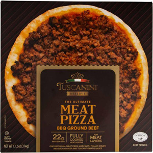 Tuscanini BBQ Ground Beef Pizza, 13.2oz