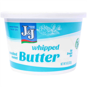 J&J Dairy Whipped Butter, 8 Oz