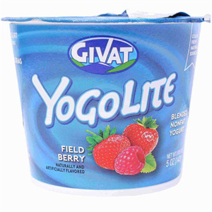 Givat Field Berry Non Fat Yogurt, 5 Oz