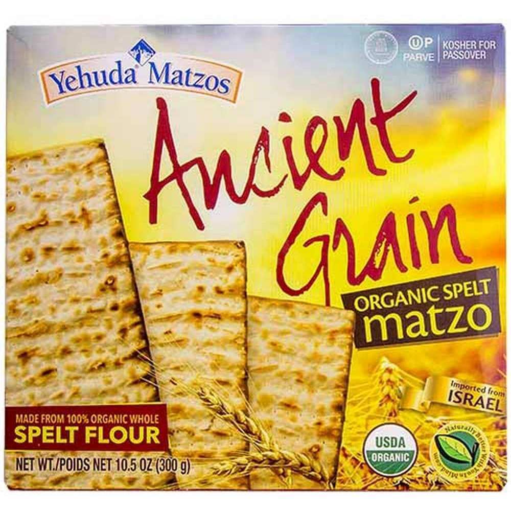 Yehuda Organic Spelt Matzo, 10.5 OZ