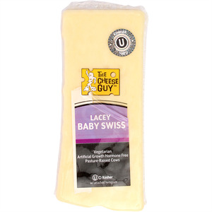 The Cheese Guy, Lacey Baby Swiss, 6.4oz