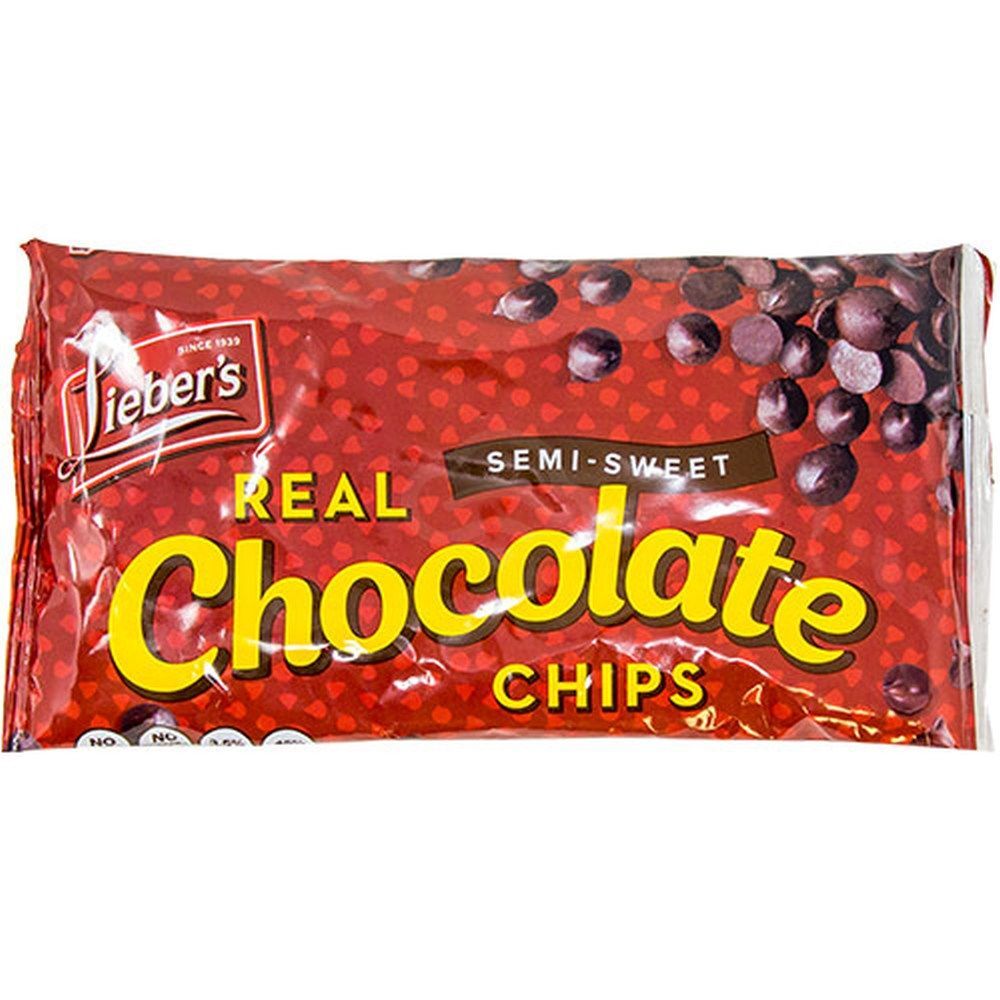 Lieber's Semi Sweet Real Chocolate Chips, 9 Oz