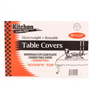 Kitchen Collection, Plastic Table Cloth,  12 Pack, 120 Inch