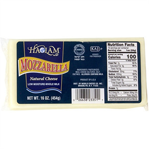 Haolam Whole Milk Mozzarella, 16 OZ
