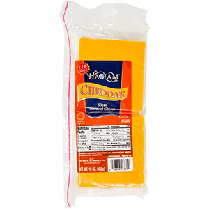 Haolam Sliced Cheddar Family Pack, 1 lb