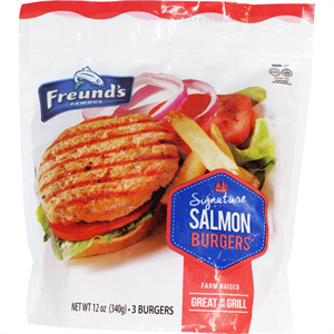Freund's Salmon Burgers, 12oz