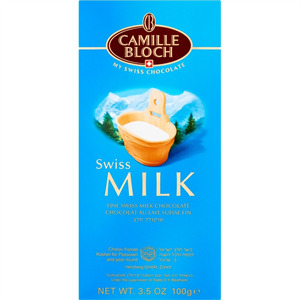 Camille Block Swiss Milk Chocolate Bar, 3 OZ