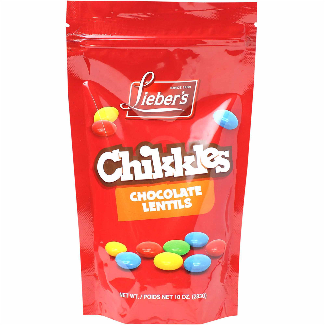 Lieber's Chikkles Chocolate Lentils,  10 oz.