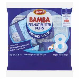 Osem Bamba Peanut Snack Family Pack, 120g