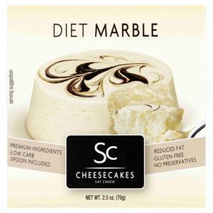 Say Cheese, CY Individual Diet Marble Cheesecake, 2.5oz