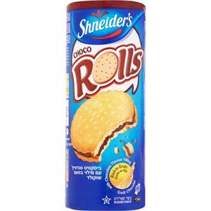 Schneider's Choco Rolls, Biscuits with Chocolate Flavor Filling, 10.58oz