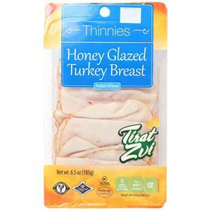 Tirat Zvi Honey Glazed Turkey, Thinnies, 6.5 OZ