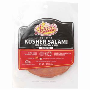 Aaron's Sliced Salami, 4 Oz